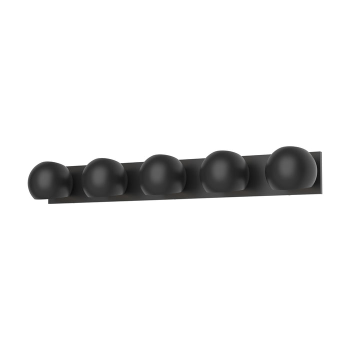 Alora VL648540MB Five Light Bathroom Fixtures, Matte Black