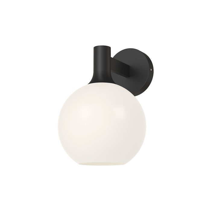 Alora WV506108MBOP One Light Vanity, Matte Black/Opal Matte Glass