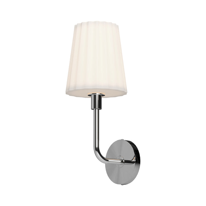 Alora WV628107CHOP One Light Vanity, Chrome/Opal Matte Glass