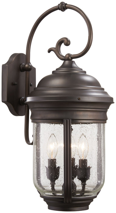Minka-Lavery 8811-57 Three Light Wall Mount, Roman Bronze