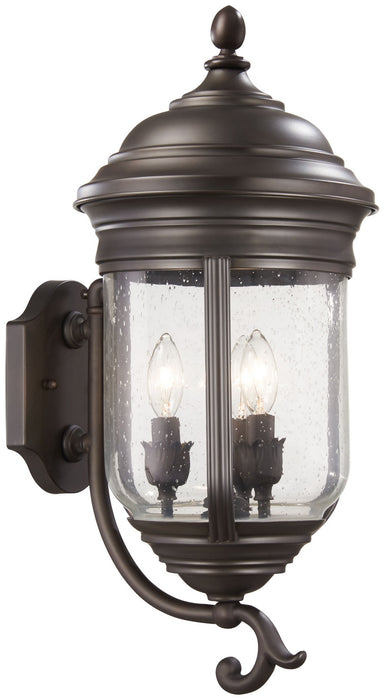 Minka-Lavery 8815-57 Three Light Wall Mount, Roman Bronze