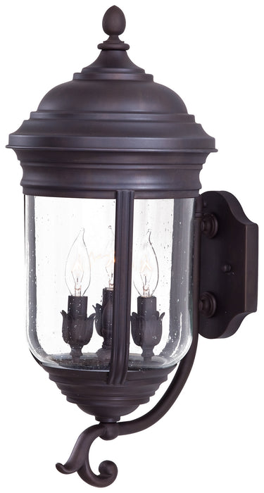 Minka-Lavery 8815-57 Three Light Wall Mount, Roman Bronze