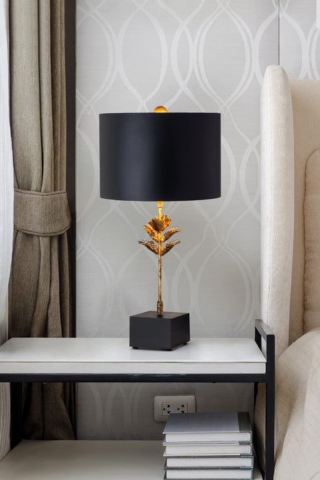Lucas + McKearn TA1170 Two Light Table Lamp, Antique Gold