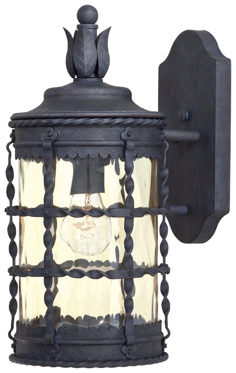 Minka-Lavery 8880-A39 One Light Wall Mount, Spanish Iron