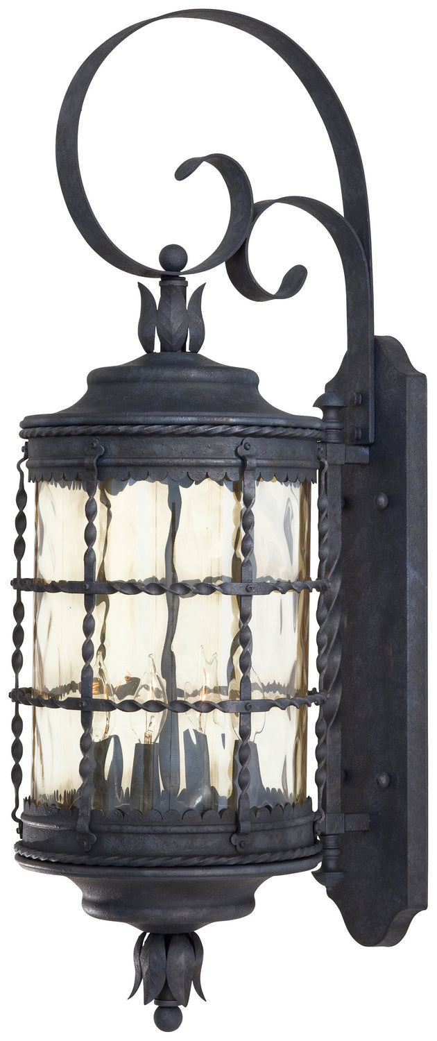 Minka-Lavery 8882-A39 Four Light Wall Mount, Spanish Iron