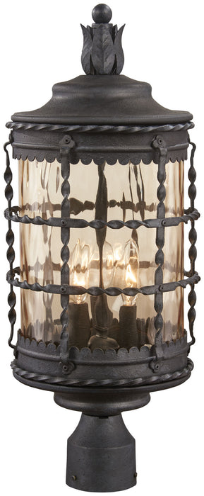 Minka-Lavery 8885-A39 Three Light Post Mount, Spanish Iron