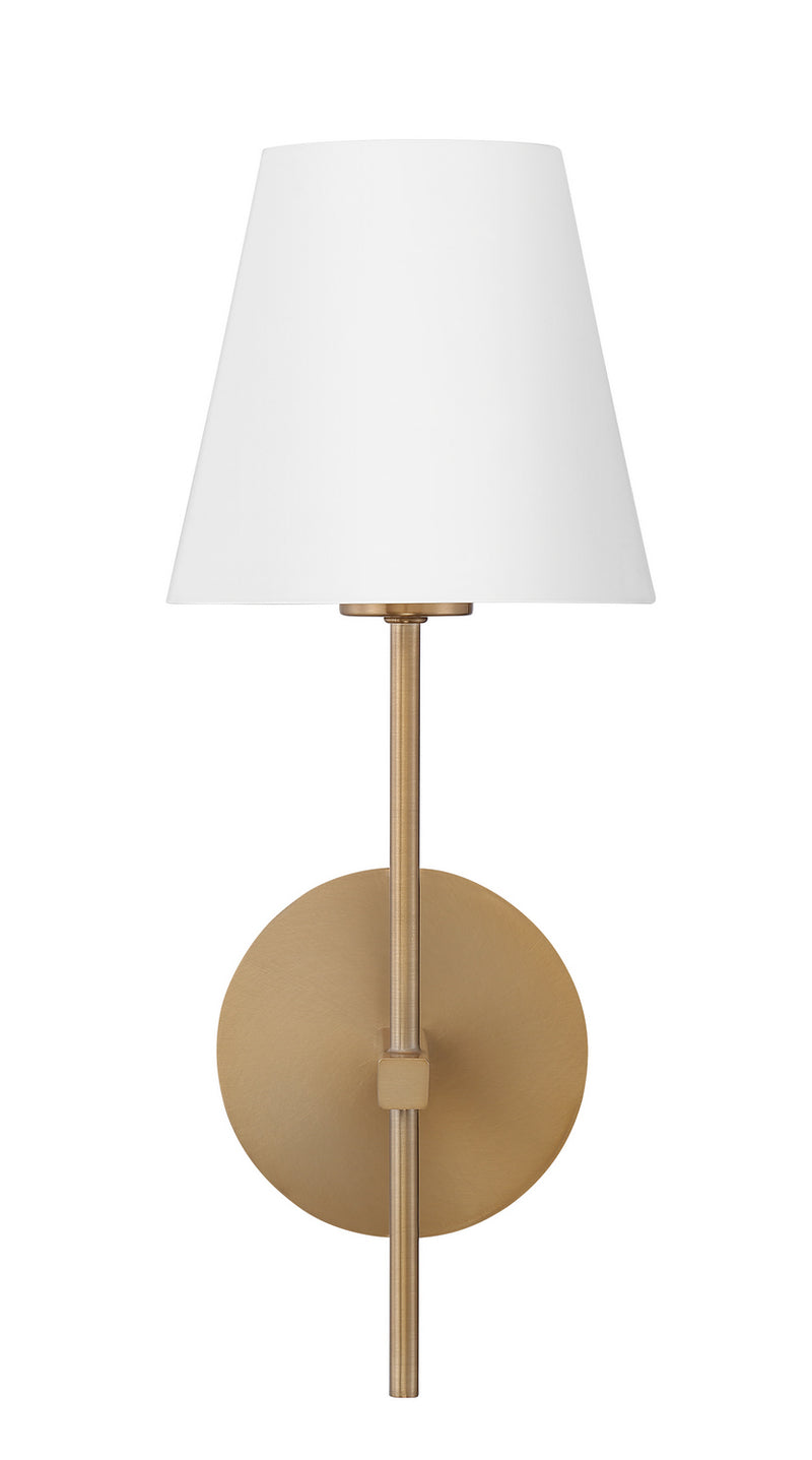 Crystorama XAV-B8321-VG One Light Wall Sconce, Vibrant Gold