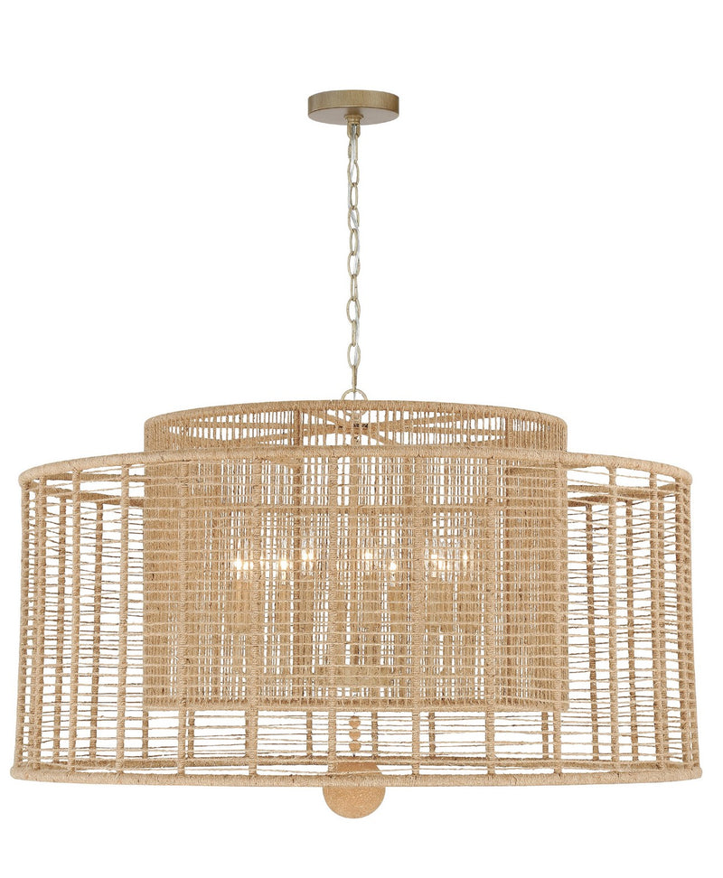 Crystorama JAY-A5009-BS 12 Light Chandelier, Burnished Silver