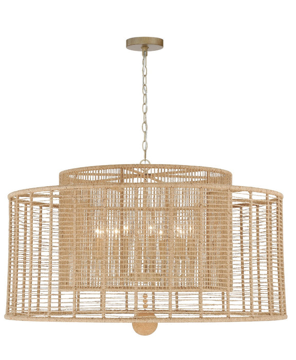 Crystorama JAY-A5009-BS 12 Light Chandelier, Burnished Silver