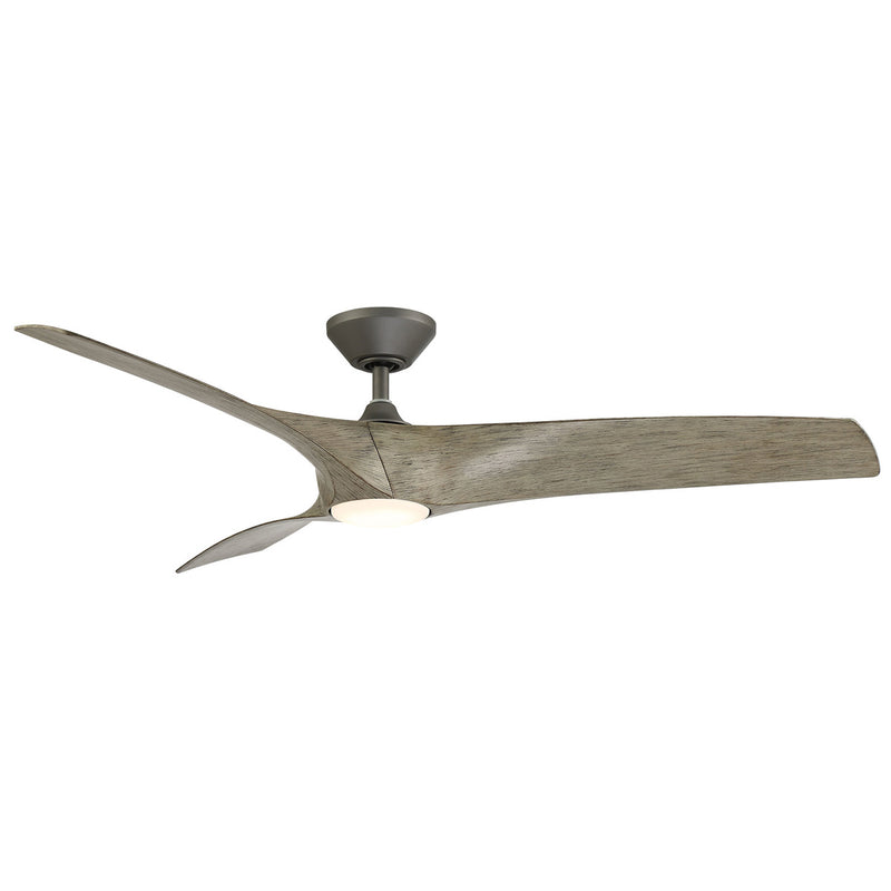 Modern Forms Fans FR-W2006-62L35GHWW 62" Ceiling Fan, Graphite/Weathered Wood