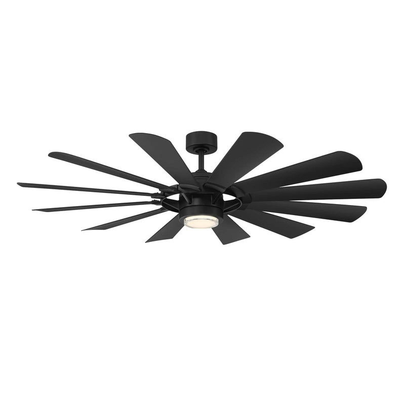 Modern Forms Fans FR-W2201-65L-MB 65" Ceiling Fan, Matte Black