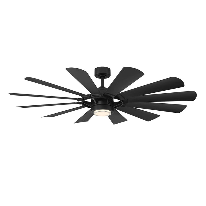 Modern Forms Fans FR-W2201-65L-MB 65" Ceiling Fan, Matte Black