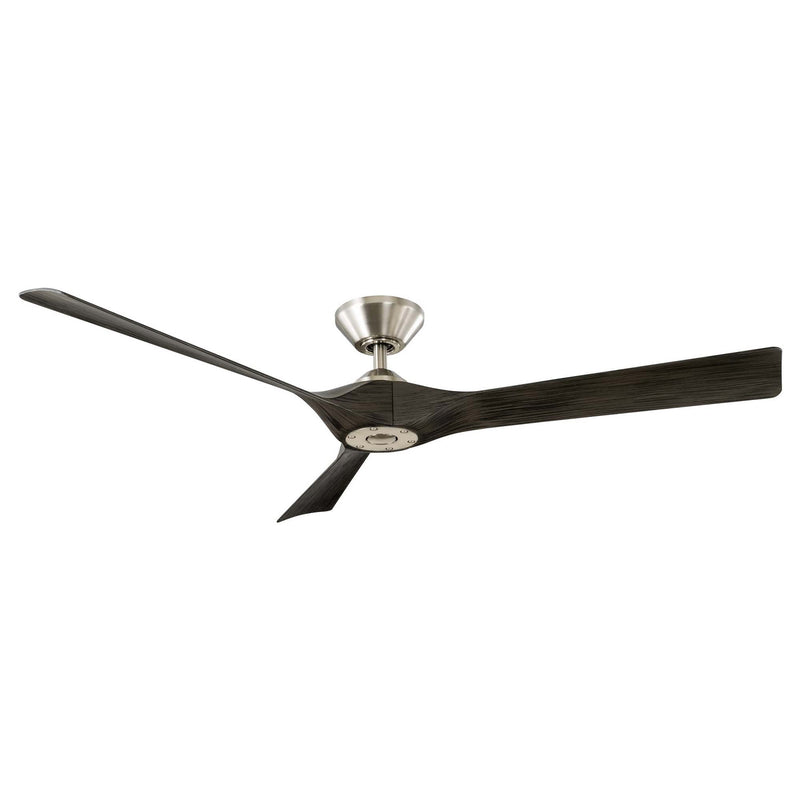 Modern Forms Fans FR-W2204-58-BN/EB 58" Ceiling Fan, Brushed Nickel/Ebony