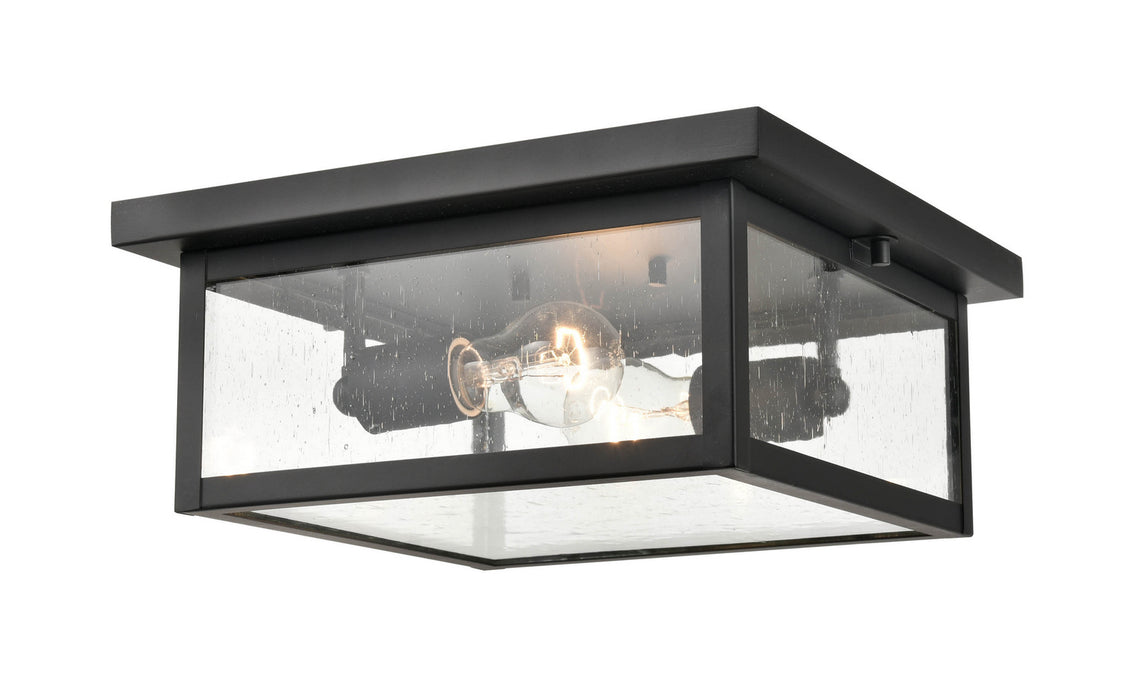 Millennium 4122-PBK Two Light Outdoor Hanging Lantern, Powder Coated Black