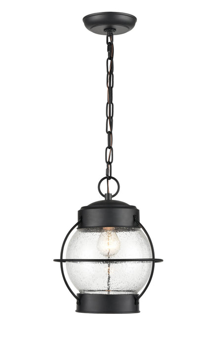 Millennium 4172-PBK One Light Outdoor Hanging Lantern, Powder Coated Black
