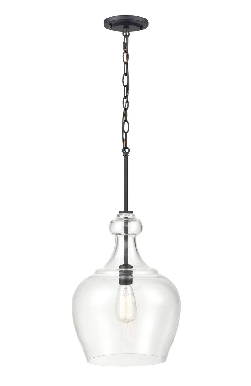 Millennium 4211-MB One Light Pendant, Matte Black