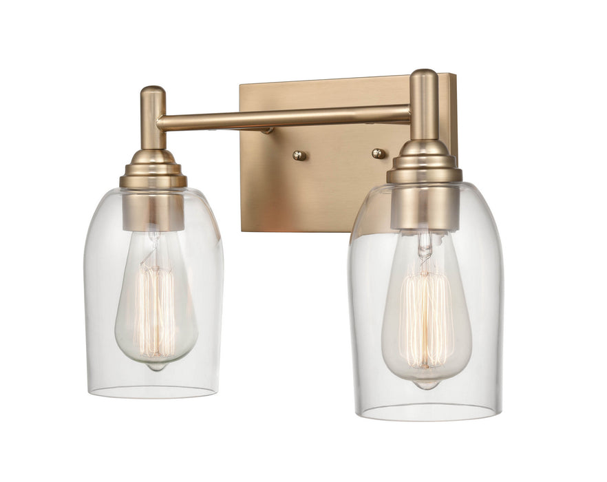 Millennium 4992-MG Two Light Vanity, Modern Gold