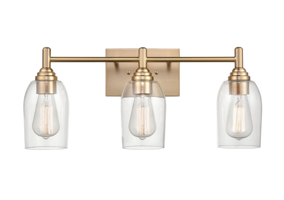 Millennium 4993-MG Three Light Vanity, Modern Gold