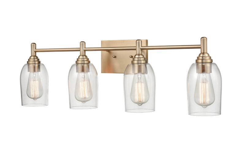 Millennium 4994-MG Four Light Vanity, Modern Gold