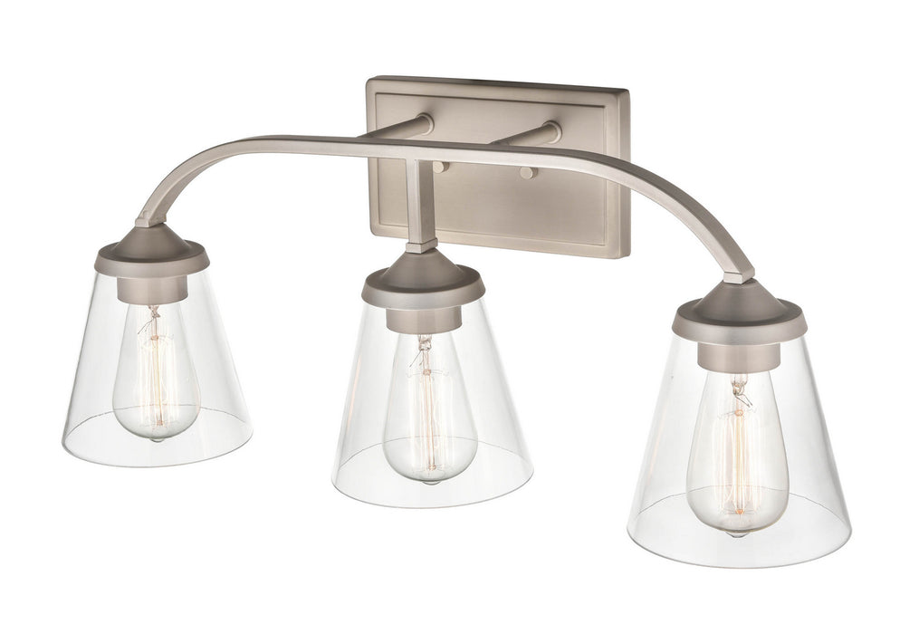 Millennium 9103-SN Three Light Vanity, Satin Nickel