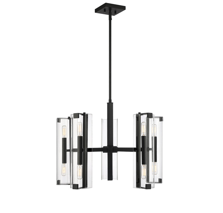 Savoy House 1-9772-10-89 Ten Light Chandelier, Matte Black