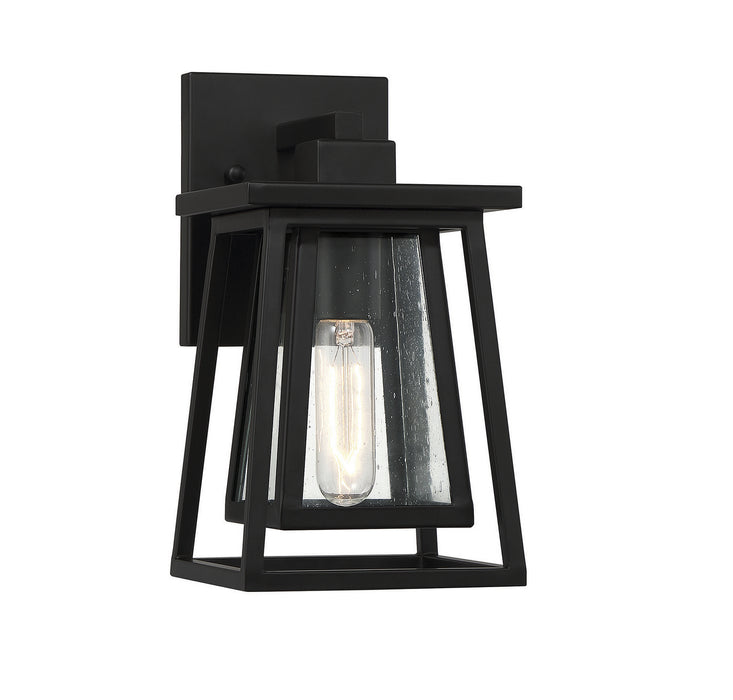 Savoy House 5-2020-BK One Light Outdoor Wall Lantern, Matte Black