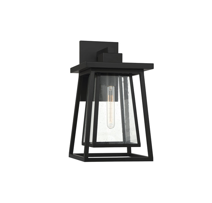 Savoy House 5-2022-BK One Light Outdoor Wall Lantern, Matte Black
