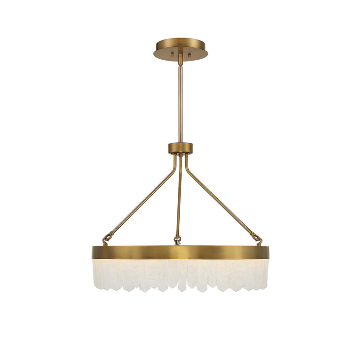Savoy House 7-1620-43-322 LED Pendant, Warm Brass