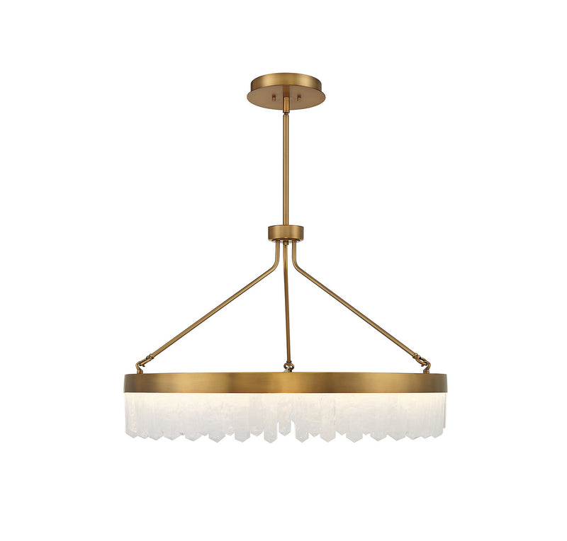 Savoy House 7-1621-53-322 LED Pendant, Warm Brass
