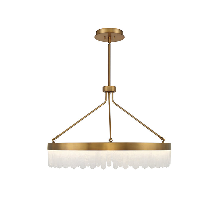 Savoy House 7-1621-53-322 LED Pendant, Warm Brass
