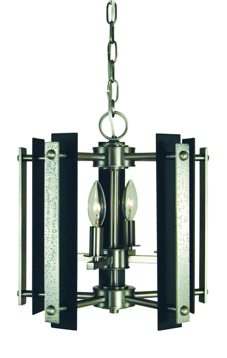 Framburg L1061 BN/MBLACK Four Light Dual Mount, Brushed Nickel w/Matte Black