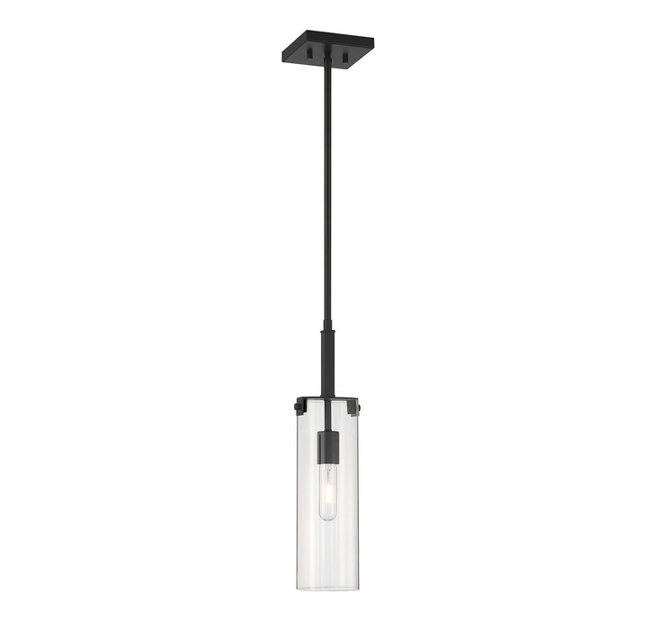 Savoy House 7-9770-1-89 One Light Mini-Pendant, Matte Black