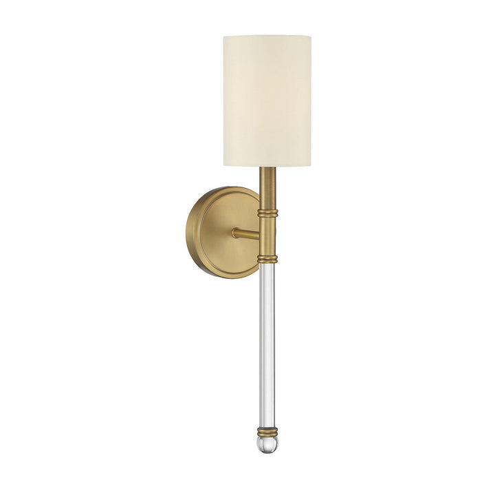 Savoy House 9-101-1-322 One Light Wall Sconce, Warm Brass