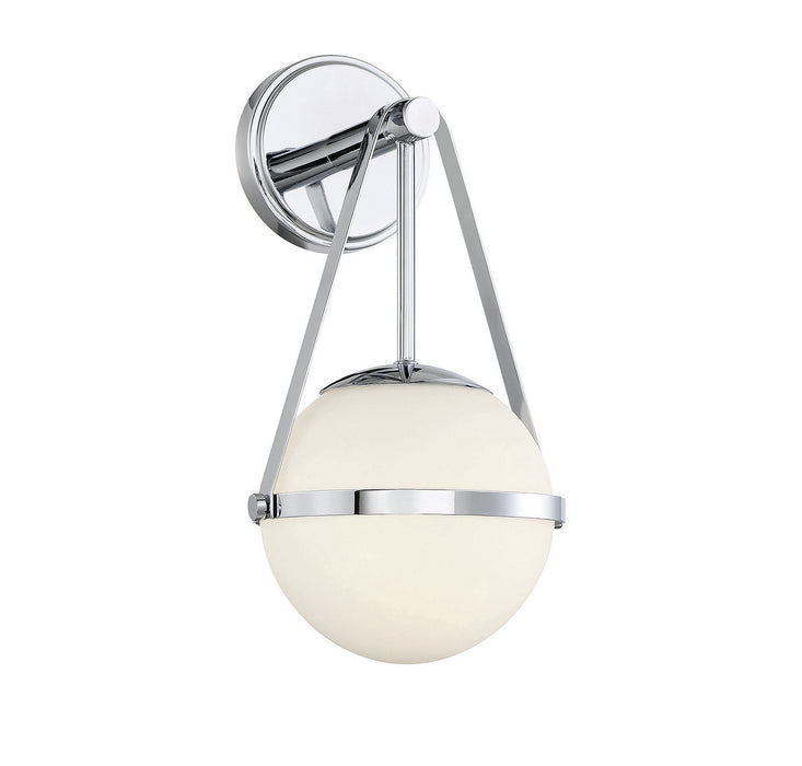 Savoy House 9-1911-1-11 One Light Wall Sconce, Polished Chrome
