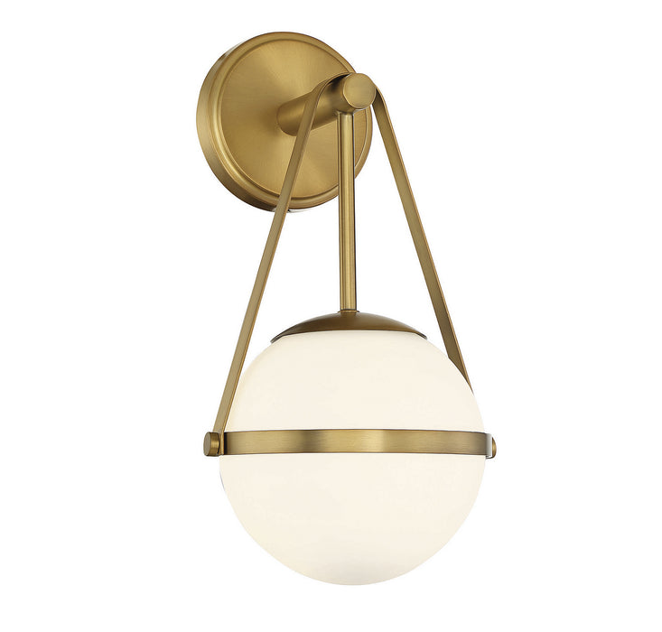 Savoy House 9-1911-1-322 One Light Wall Sconce, Warm Brass