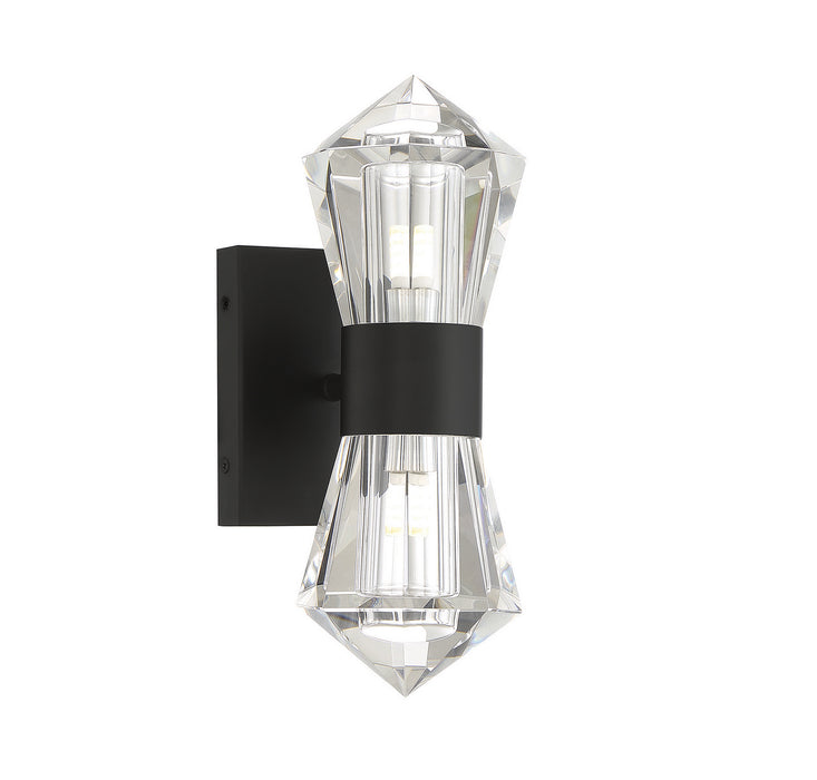 Savoy House 9-1940-2-89 LED Wall Sconce, Matte Black