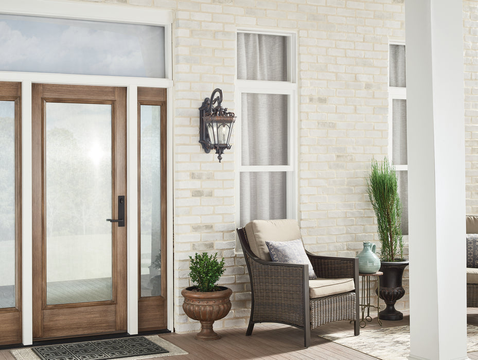 Kichler 9558LD Three Light Outdoor Post Mount, Londonderry