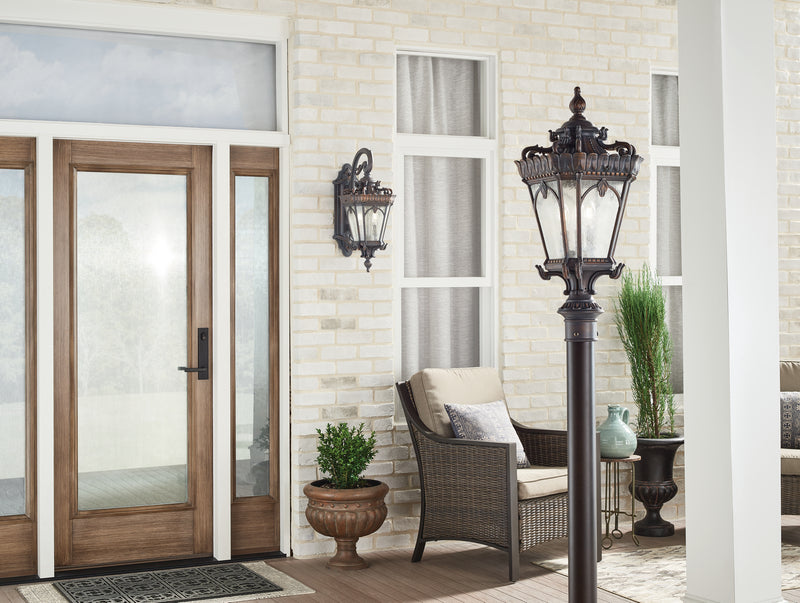 Kichler 9558LD Three Light Outdoor Post Mount, Londonderry