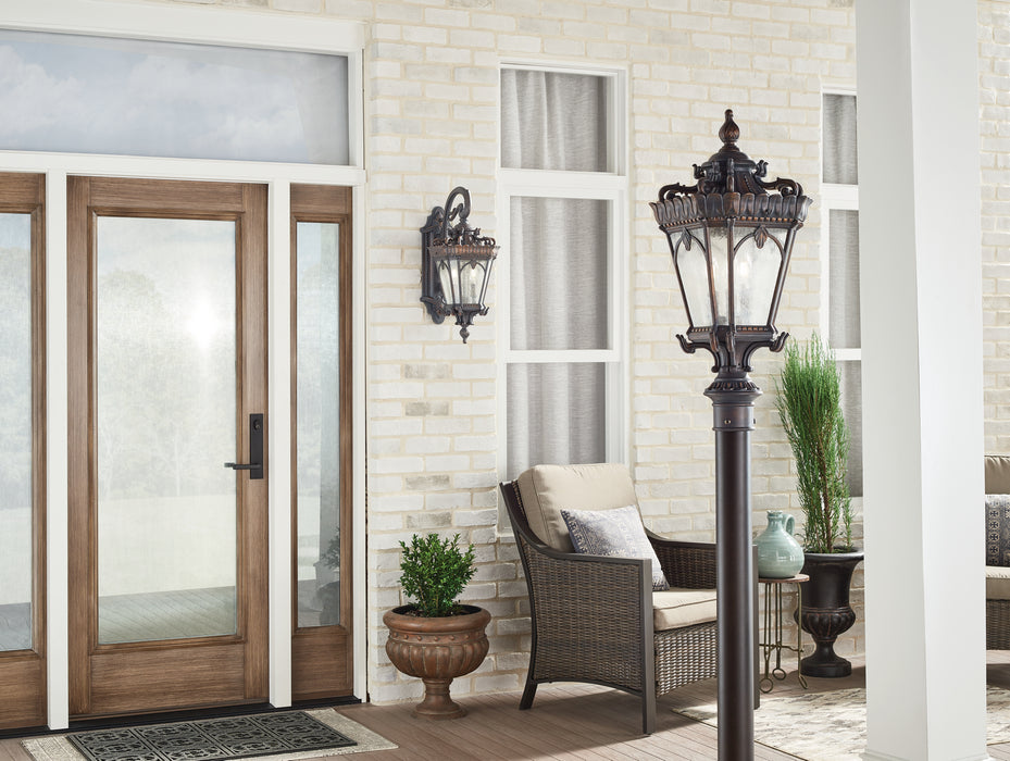 Kichler 9558LD Three Light Outdoor Post Mount, Londonderry