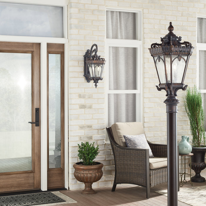 Kichler 9558LD Three Light Outdoor Post Mount, Londonderry