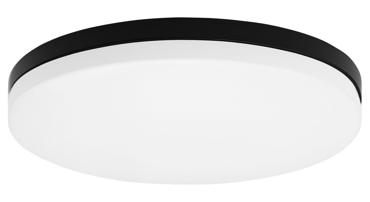 Matteo Lighting M11901BK LED Flush Mount, Black