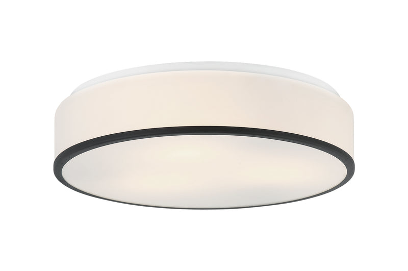 Matteo Lighting M15803MB Three Light Ceiling Mount, Matte Black
