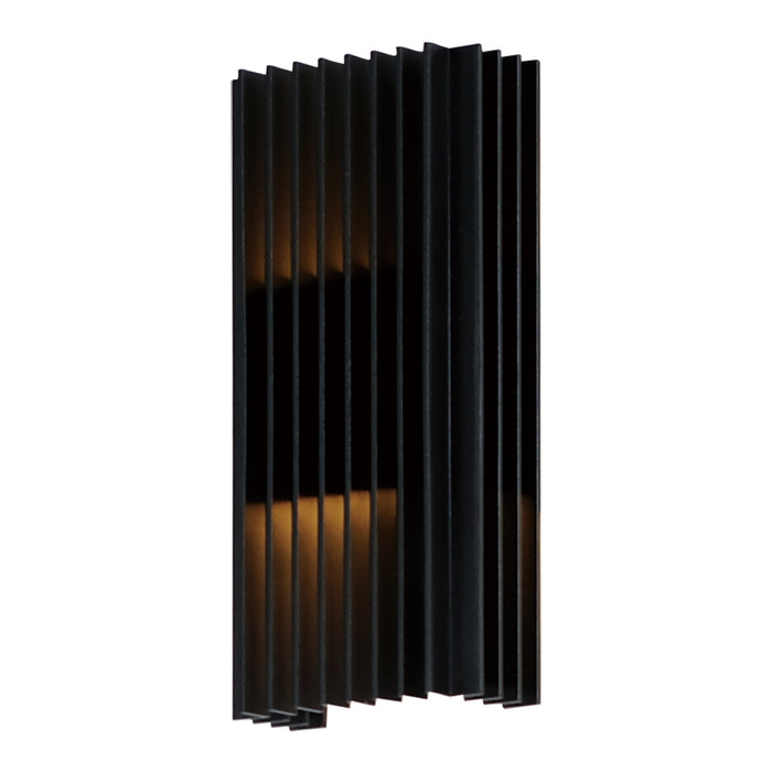 ET2 E30114-BK LED Outdoor Wall Sconce, Black