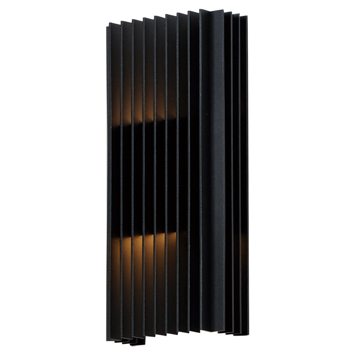 ET2 E30116-BK LED Outdoor Wall Sconce, Black