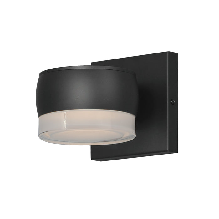 ET2 E30161-10BK LED Outdoor Wall Sconce, Black