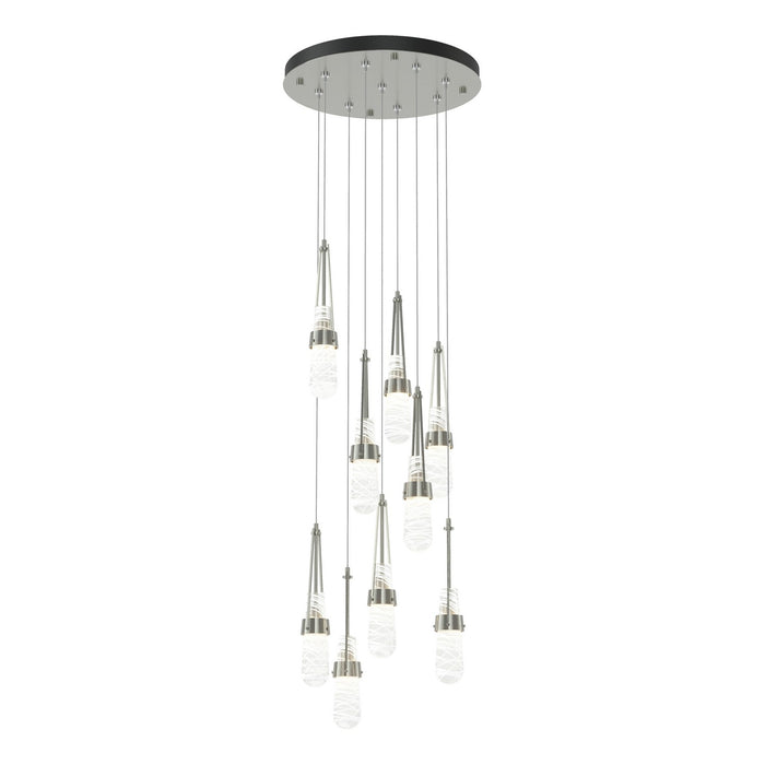 Hubbardton Forge 131100-SKT-STND-85-YJ0434 LED Pendant, Sterling