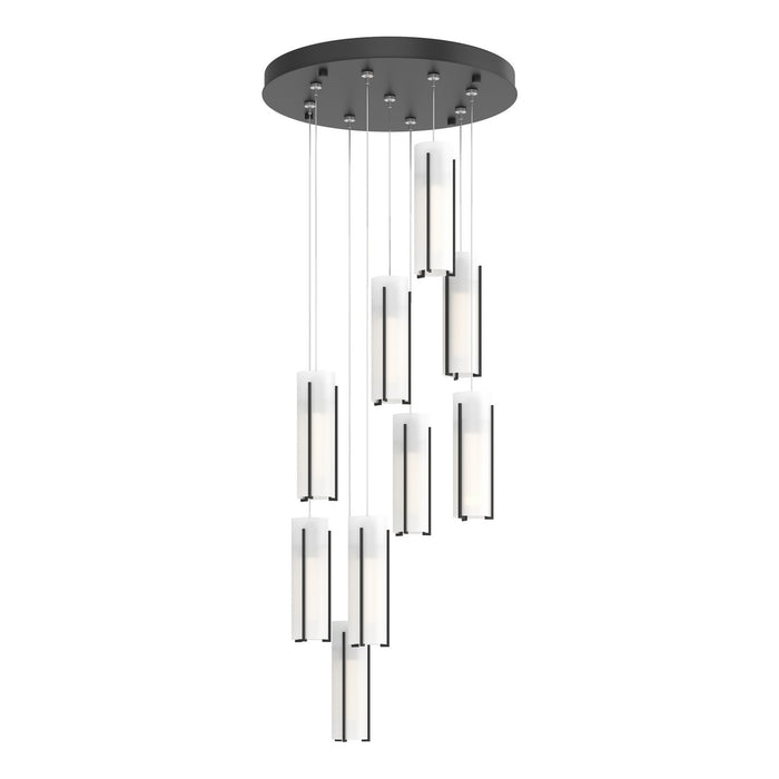 Hubbardton Forge 131104-SKT-STND-10-GG0065 LED Pendant, Black