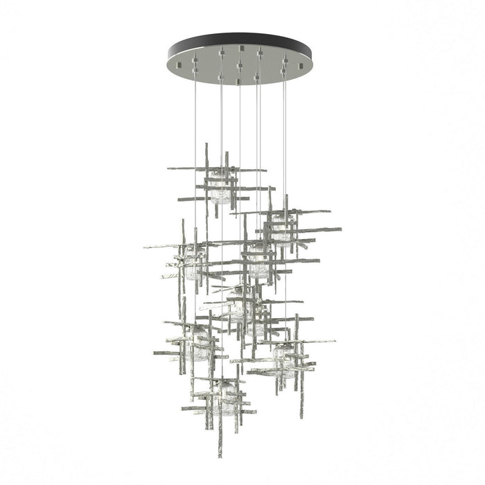 Hubbardton Forge 131107-SKT-STND-85-II0728 LED Pendant, Sterling