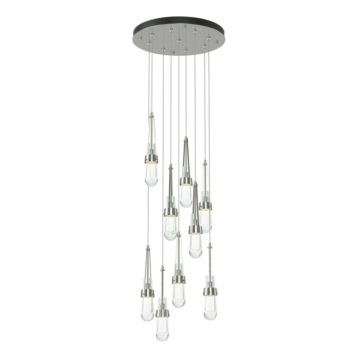 Hubbardton Forge 131108-SKT-STND-85-ZM0434 LED Pendant, Sterling