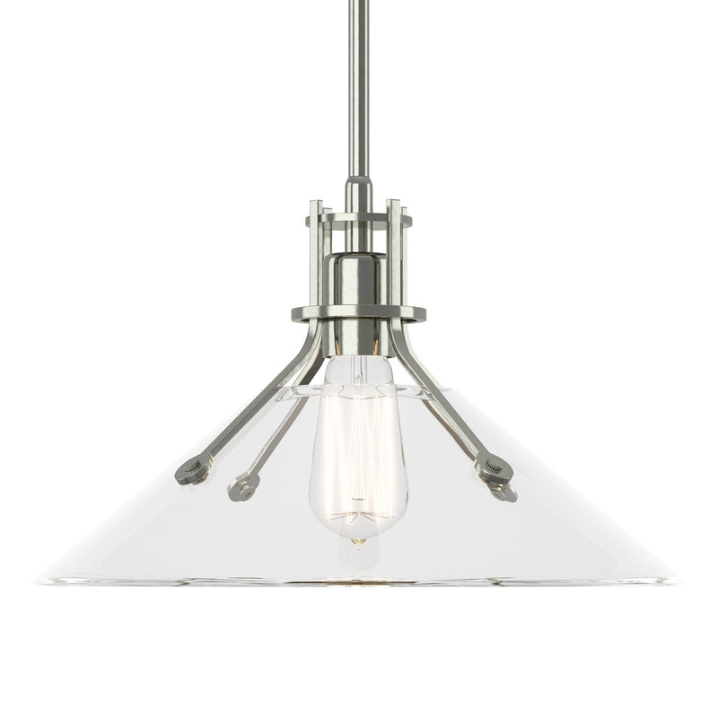 Hubbardton Forge 134553-SKT-MULT-85-ZM0686 One Light Pendant, Sterling